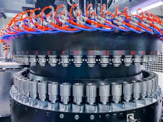54- Cavity Cap Compression Golding Machine